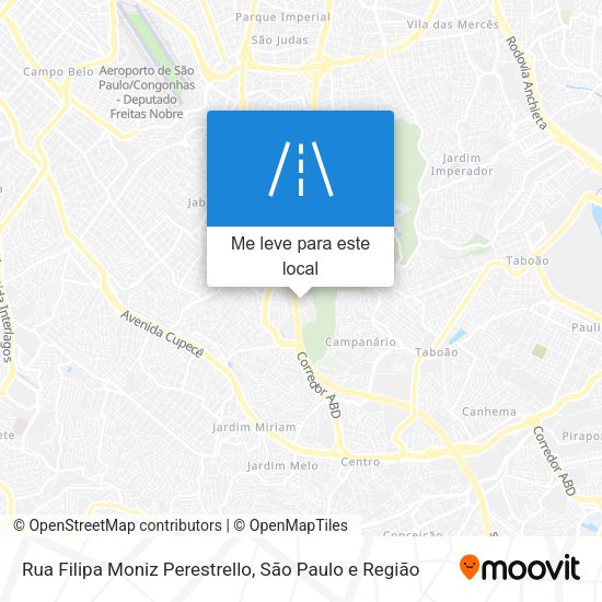 Rua Filipa Moniz Perestrello mapa