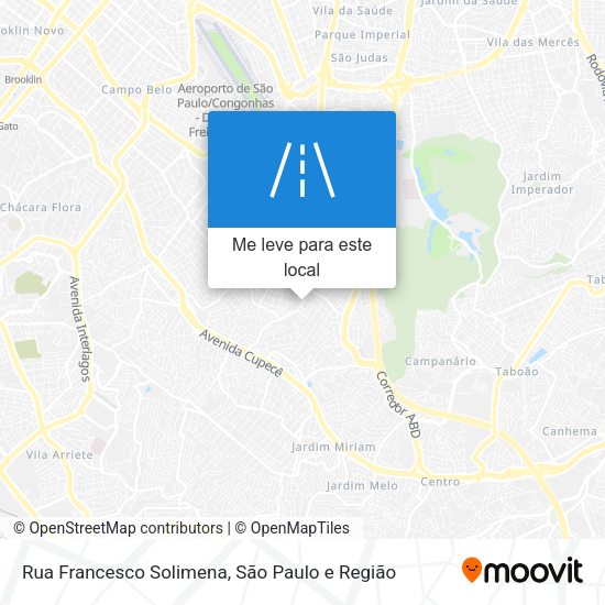 Rua Francesco Solimena mapa