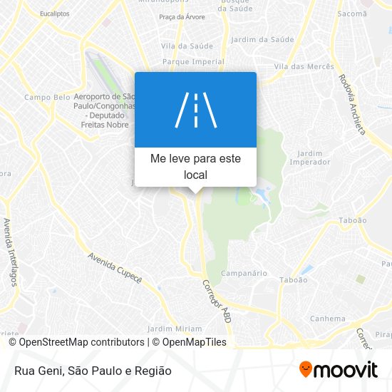 Rua Geni mapa