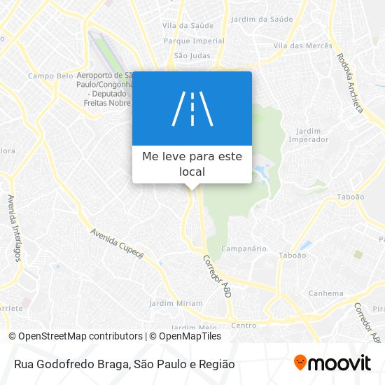 Rua Godofredo Braga mapa