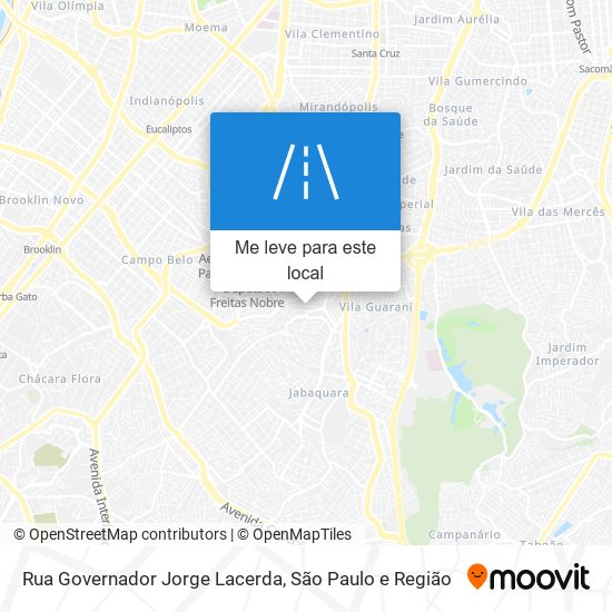 Rua Governador Jorge Lacerda mapa