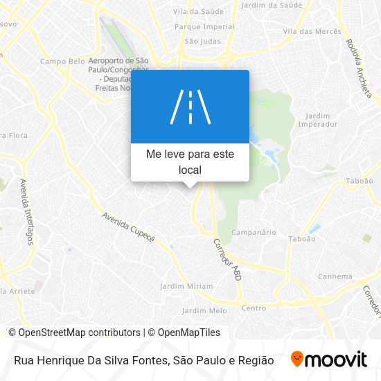 Rua Henrique Da Silva Fontes mapa