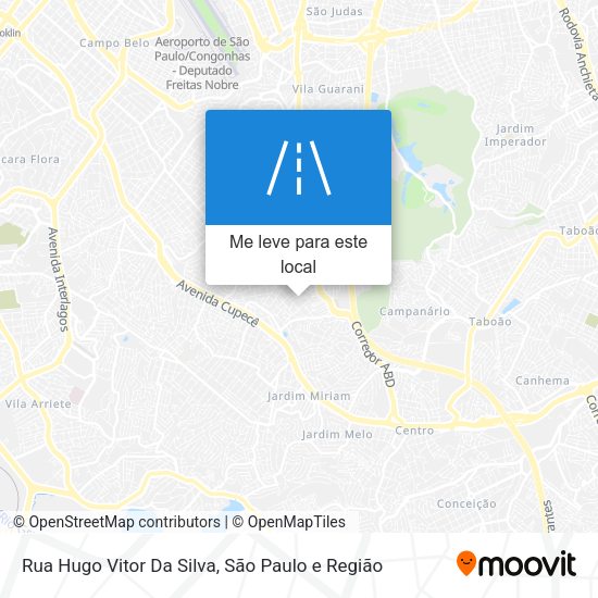 Rua Hugo Vitor Da Silva mapa