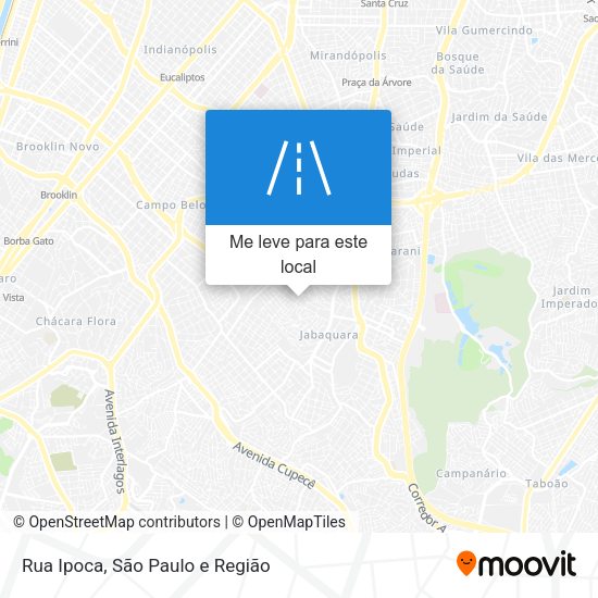 Rua Ipoca mapa