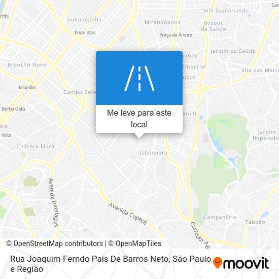 Rua Joaquim Ferndo Pais De Barros Neto mapa