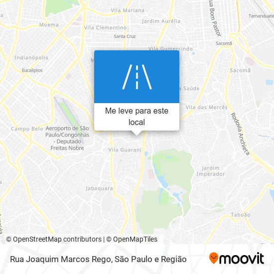 Rua Joaquim Marcos Rego mapa