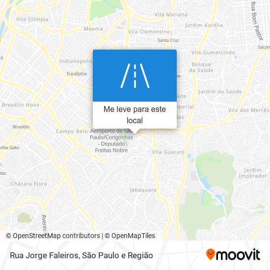 Rua Jorge Faleiros mapa