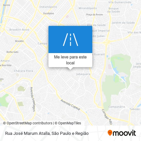 Rua José Marum Atalla mapa