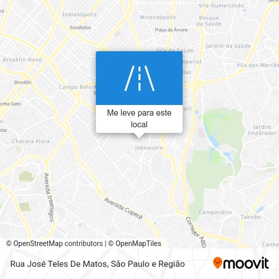 Rua José Teles De Matos mapa