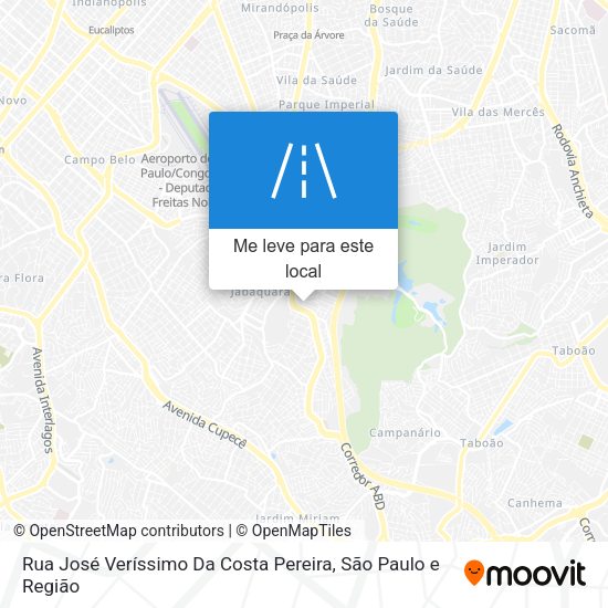 Rua José Veríssimo Da Costa Pereira mapa