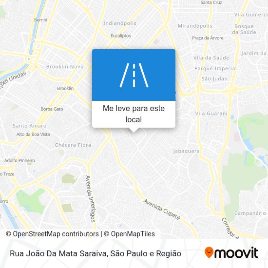 Rua João Da Mata Saraiva mapa