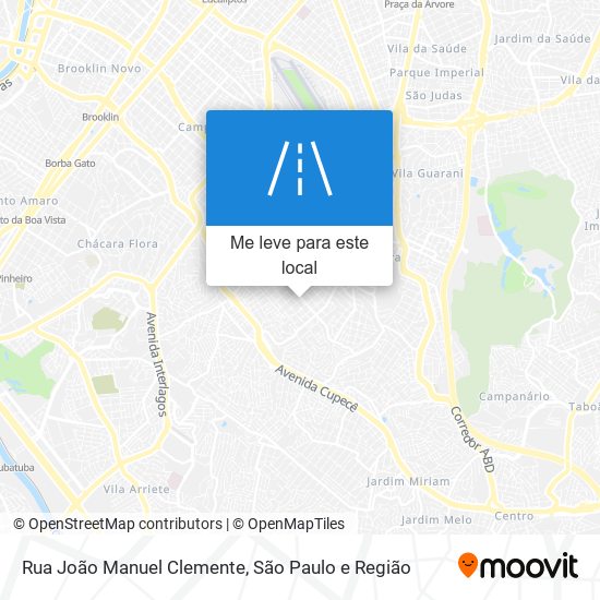 Rua João Manuel Clemente mapa