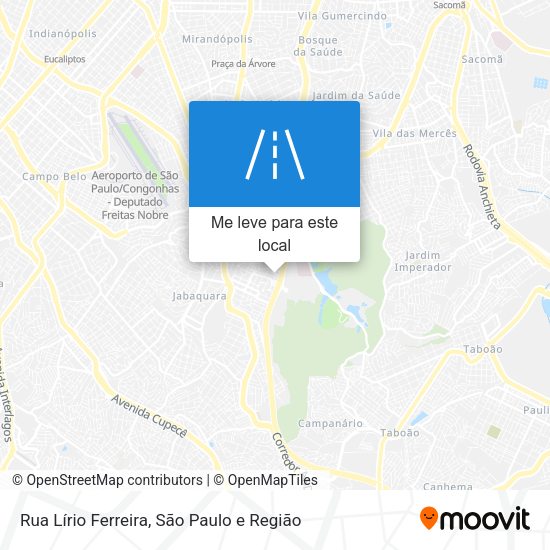 Rua Lírio Ferreira mapa