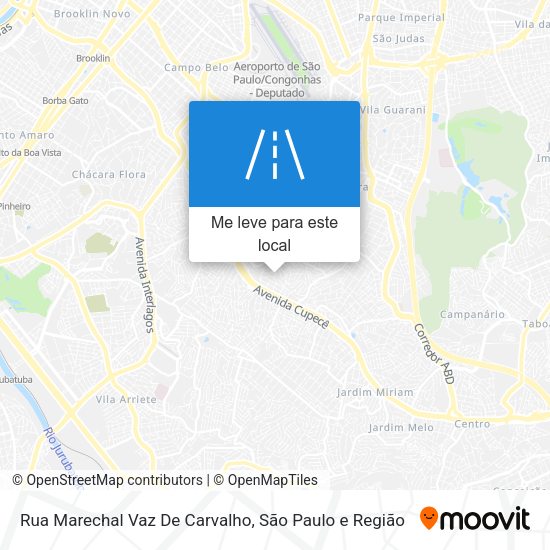 Rua Marechal Vaz De Carvalho mapa