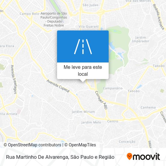 Rua Martinho De Alvarenga mapa