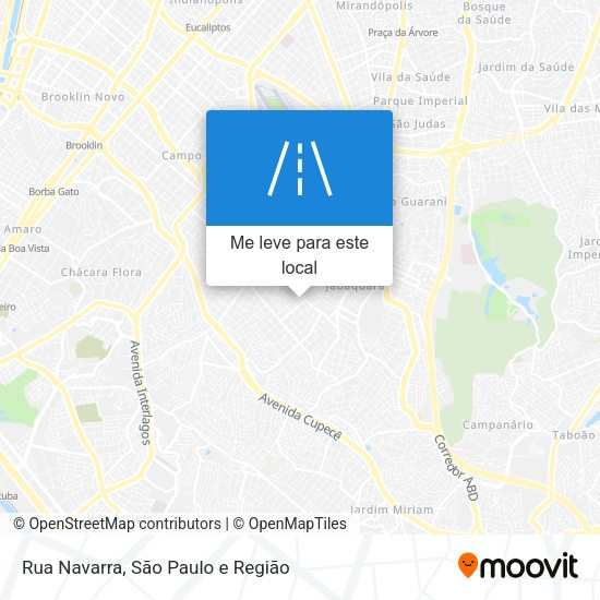 Rua Navarra mapa