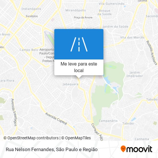 Rua Nélson Fernandes mapa