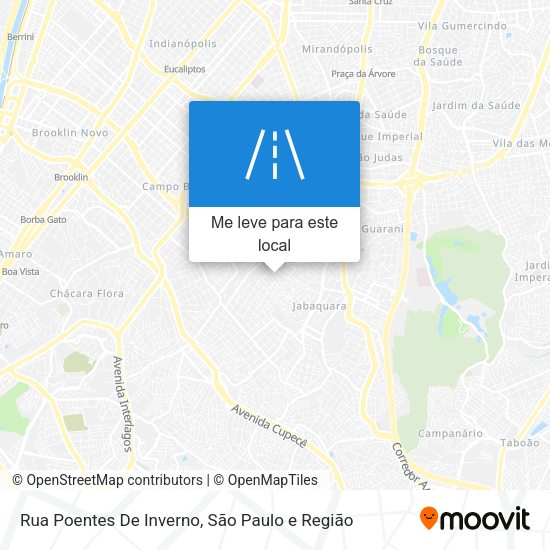 Rua Poentes De Inverno mapa