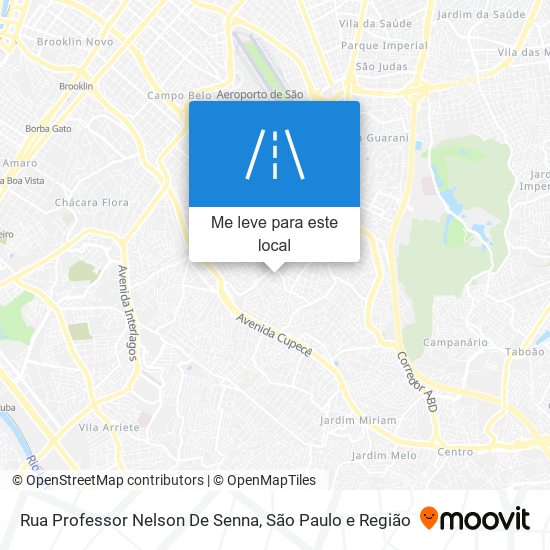 Rua Professor Nelson De Senna mapa