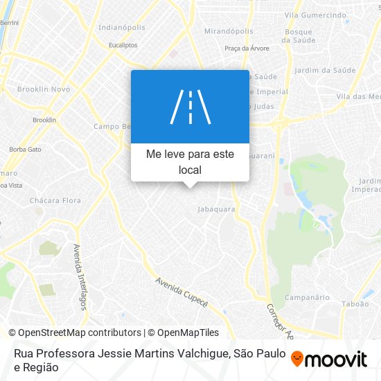 Rua Professora Jessie Martins Valchigue mapa