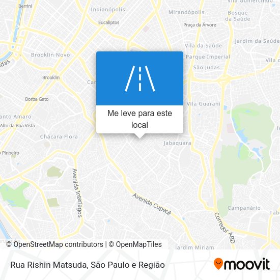 Rua Rishin Matsuda mapa
