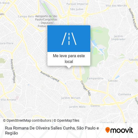 Rua Romana De Oliveira Salles Cunha mapa