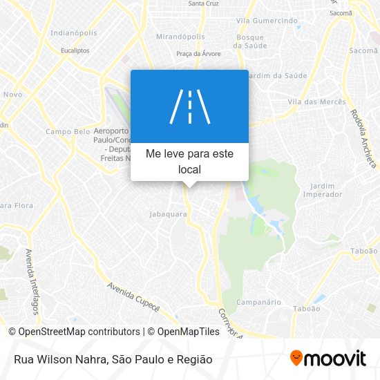 Rua Wilson Nahra mapa