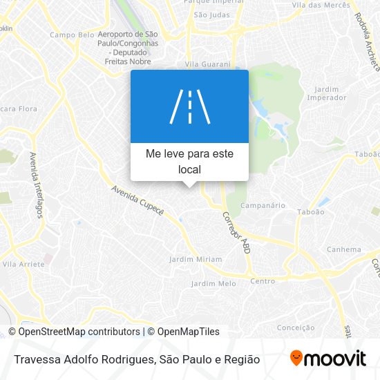 Travessa Adolfo Rodrigues mapa
