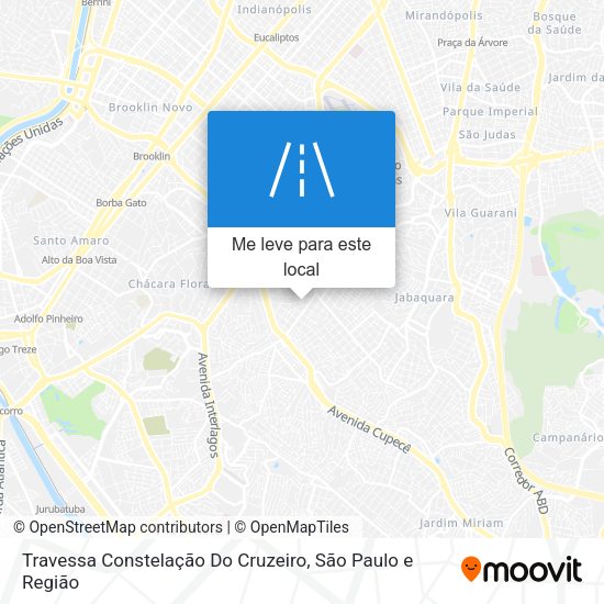 Travessa Constelação Do Cruzeiro mapa