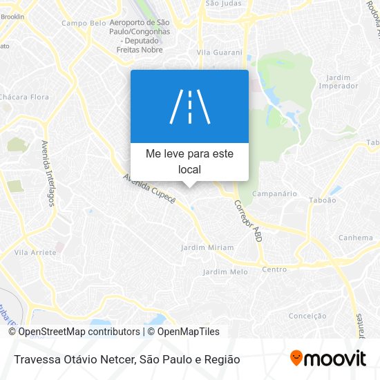 Travessa Otávio Netcer mapa