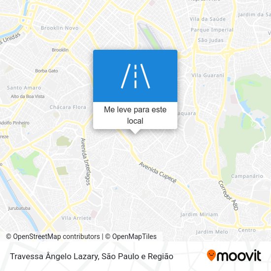 Travessa Ângelo Lazary mapa