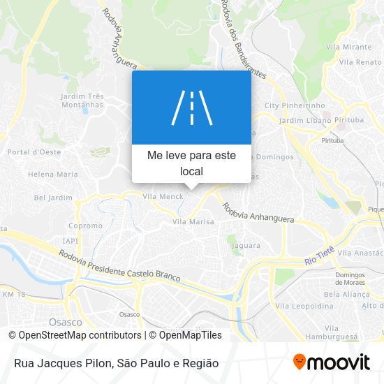 Rua Jacques Pilon mapa
