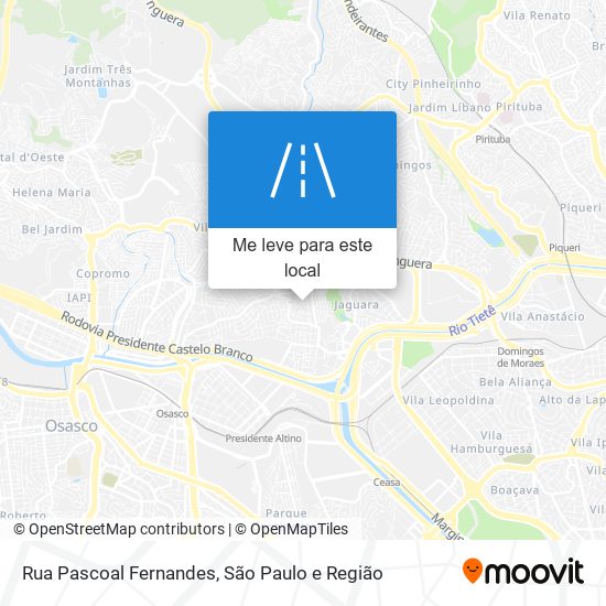 Rua Pascoal Fernandes mapa