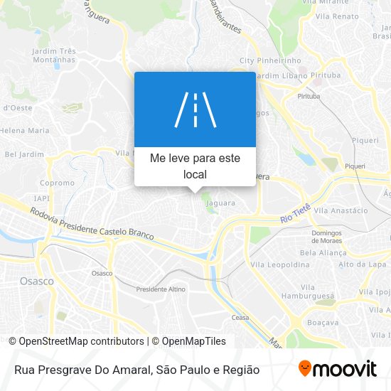 Rua Presgrave Do Amaral mapa