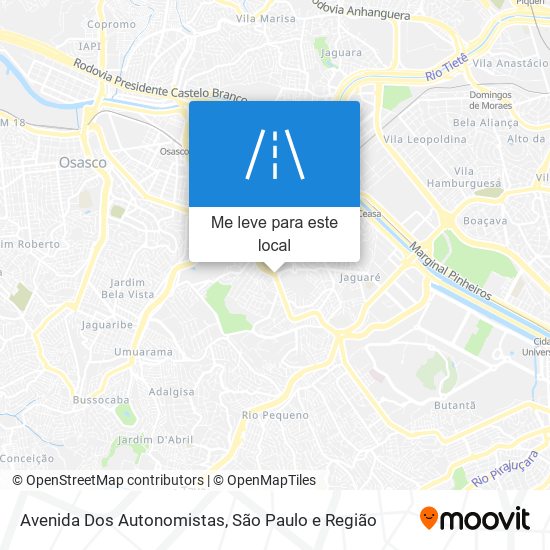 Avenida Dos Autonomistas mapa