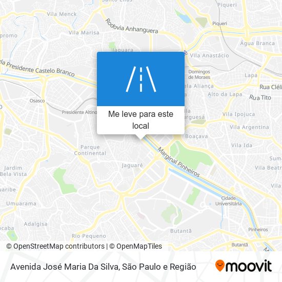 Avenida José Maria Da Silva mapa