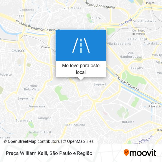 Praça William Kalil mapa
