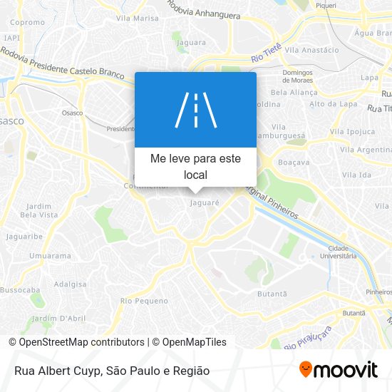 Rua Albert Cuyp mapa