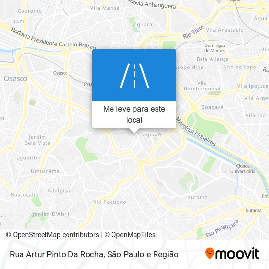Rua Artur Pinto Da Rocha mapa