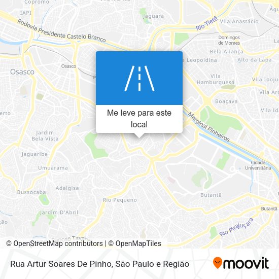 Rua Artur Soares De Pinho mapa