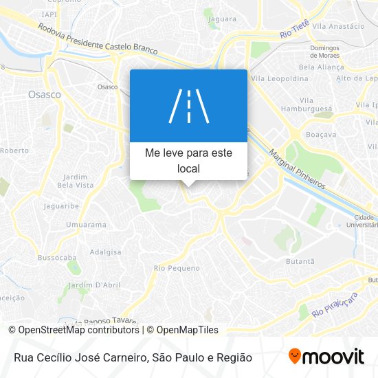 Rua Cecílio José Carneiro mapa