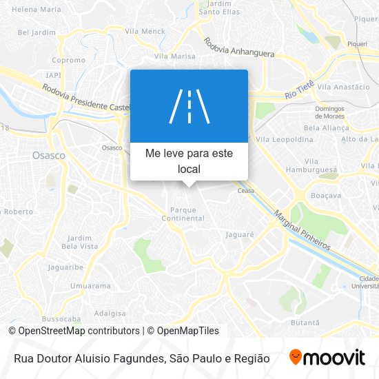Rua Doutor Aluisio Fagundes mapa