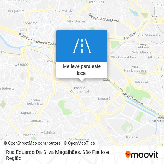 Rua Eduardo Da Silva Magalhães mapa