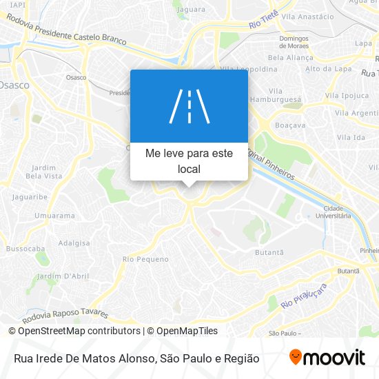 Rua Irede De Matos Alonso mapa