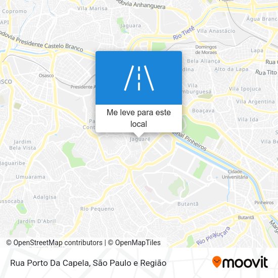 Rua Porto Da Capela mapa
