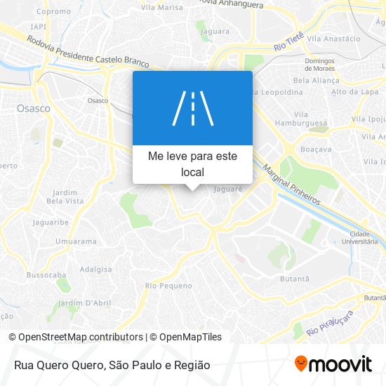 Rua Quero Quero mapa