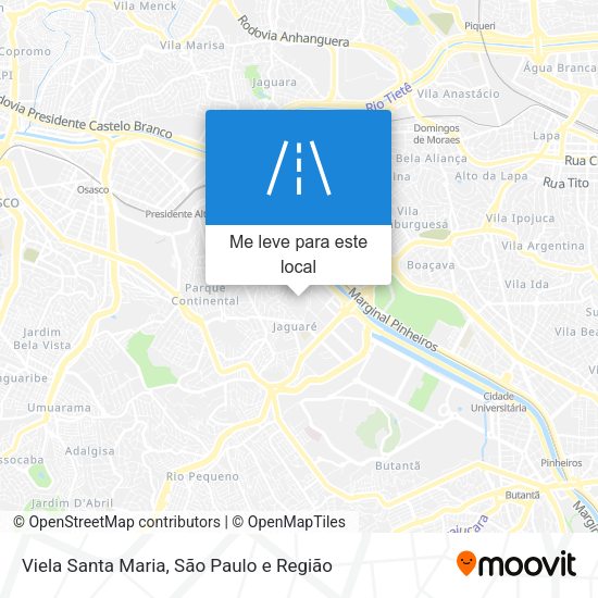 Viela Santa Maria mapa