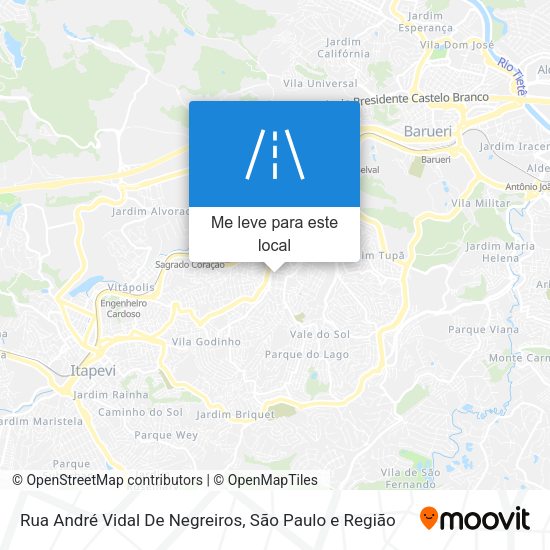Rua André Vidal De Negreiros mapa
