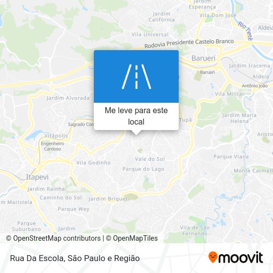 Rua Da Escola mapa