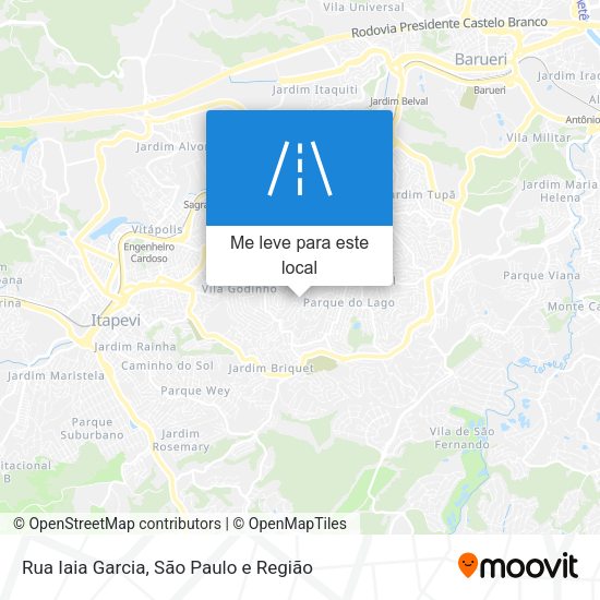 Rua Iaia Garcia mapa
